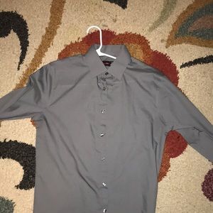 Dark gray Slimfit dress shirt